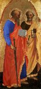 MASOLINO da Panicale Saint Peter and Saint Paul (nn03) oil painting on canvas